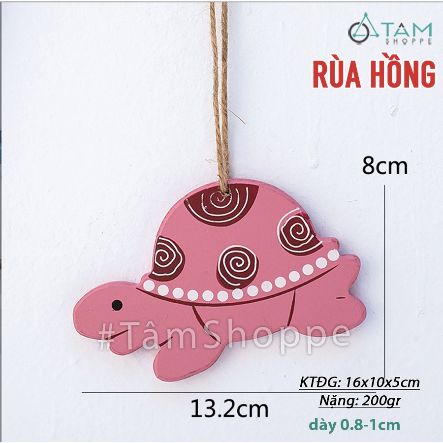 Con vật bằng gỗ treo tường phong cách biển CVG-01