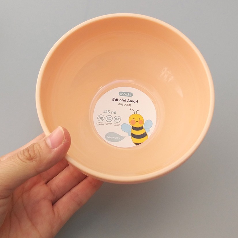 Bát ăn dặm cho bé Amori INOCHI nhỏ 415ml - Nhà Mỡ Mỡ