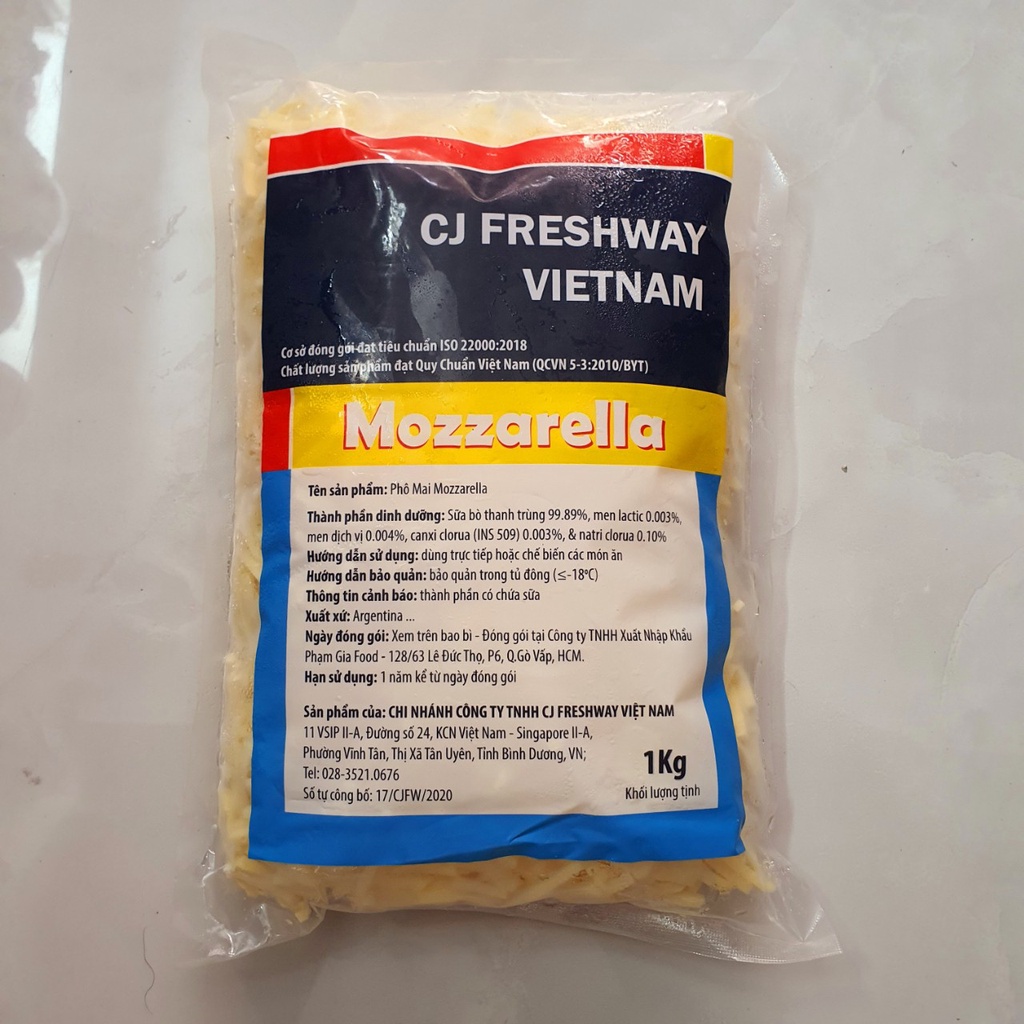 Phô mai mozzarella bào sợi