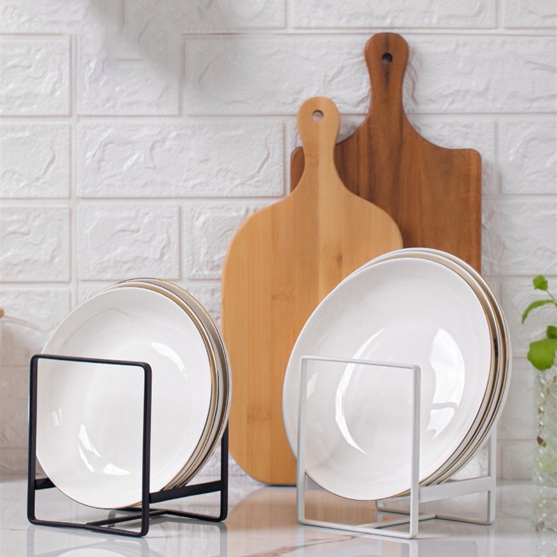 1 Giá Đỡ Chén Dĩa 2 Kích Cỡ Sáng Tạo Chống Nước Chống Mòn Cho Nhà Bếp