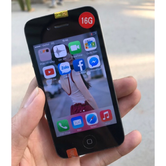 [ Chính hãng ] Điện thoại Iphone 4 Qte chính hãng giá sỉ 16g / 8gb Dùng Facebook zalo youtube mp3Zing