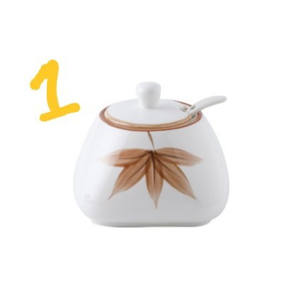 Lọ Đựng Gia Vị Nhà Bếp, Hũ Đựng Gia Vị Bằng Sứ Có Nắp Mẫu Mã Đa Dạng Hàng Cao Cấp