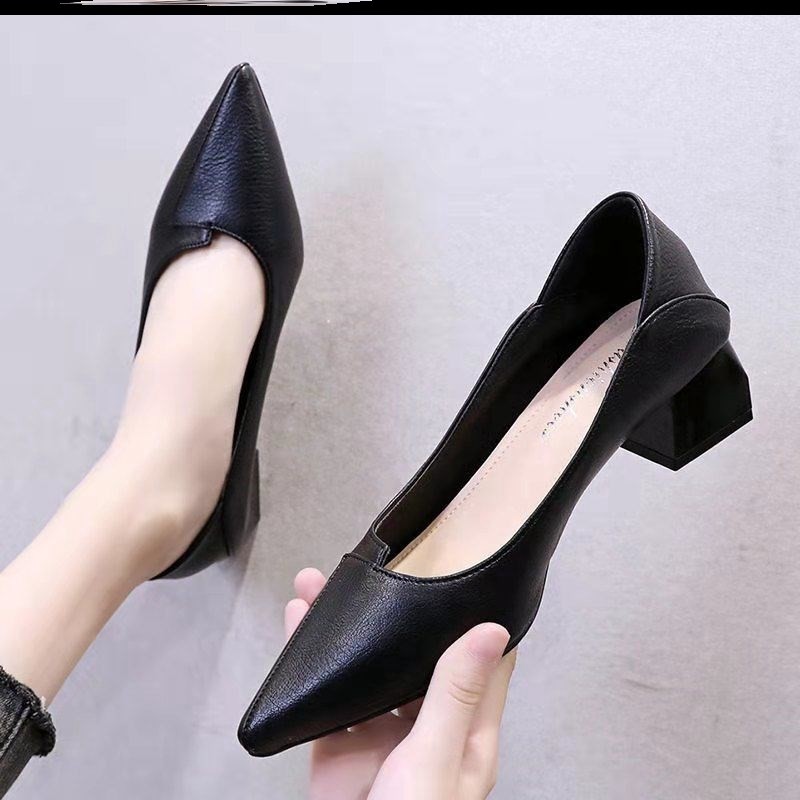 Giày Búp Bê Da Mềm Gót Vuông Thời Trang Cho Nữ | BigBuy360 - bigbuy360.vn