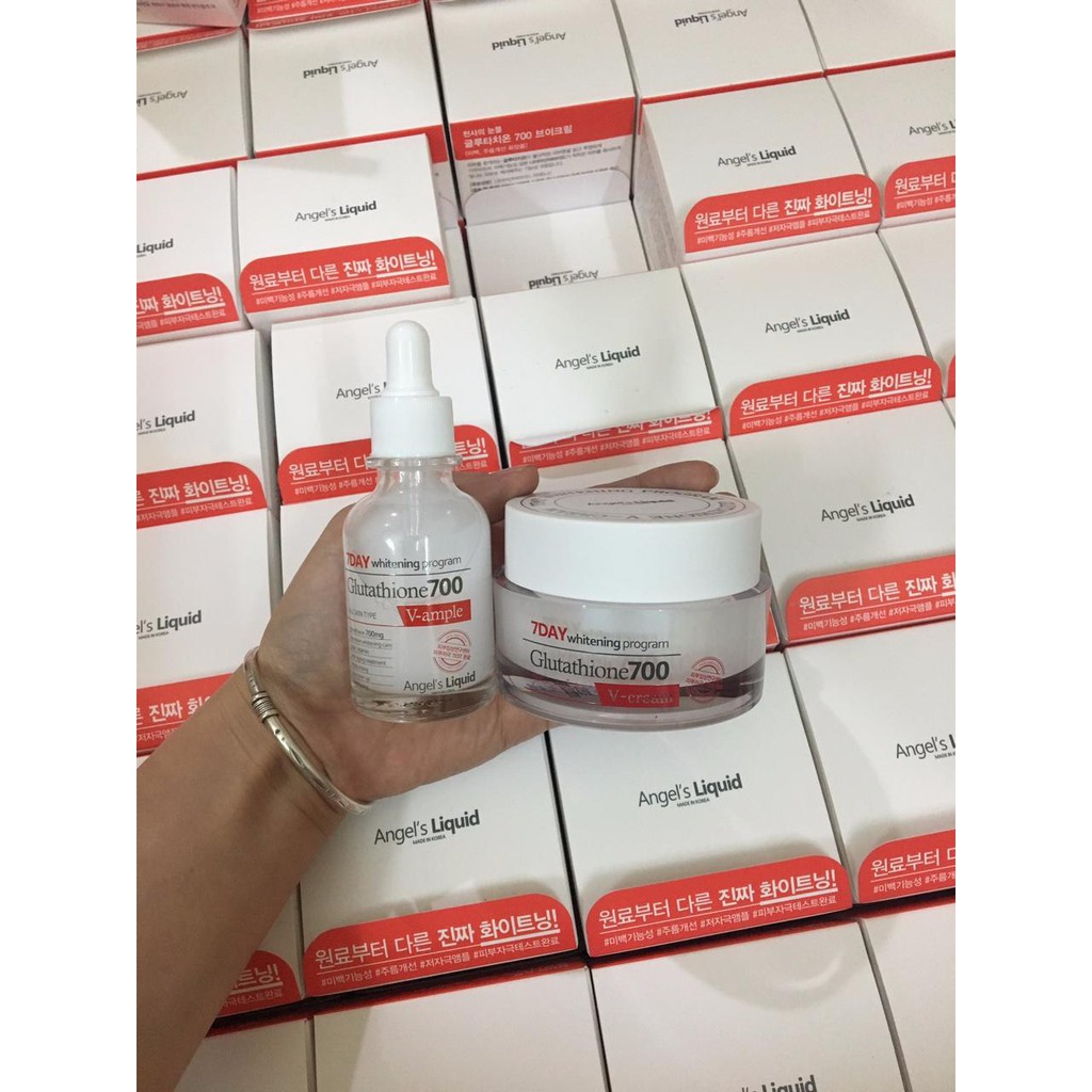 Kem trắng da whitening program Glutathione 700 V- cream