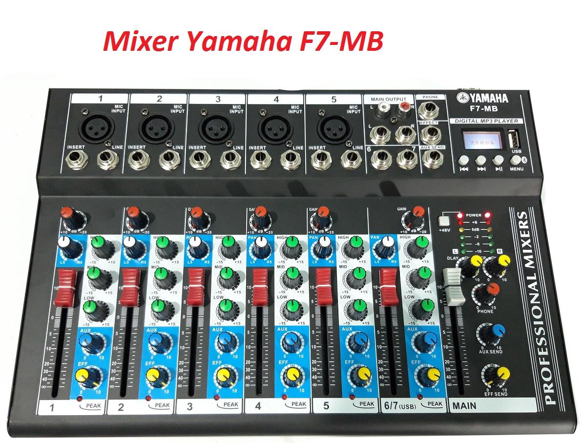 Mixer có bluetooth YAMAHA F7-MB - mixer có bluetooth