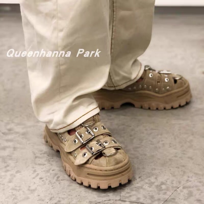 Giày quai cài cool - giày đế cao 5cm siêu chất