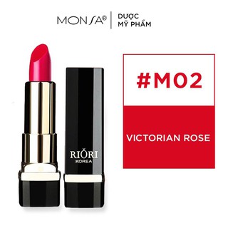M02 hồng dâu - son lì hàn quốc - son lỳ riori matte lipstick son không chì
