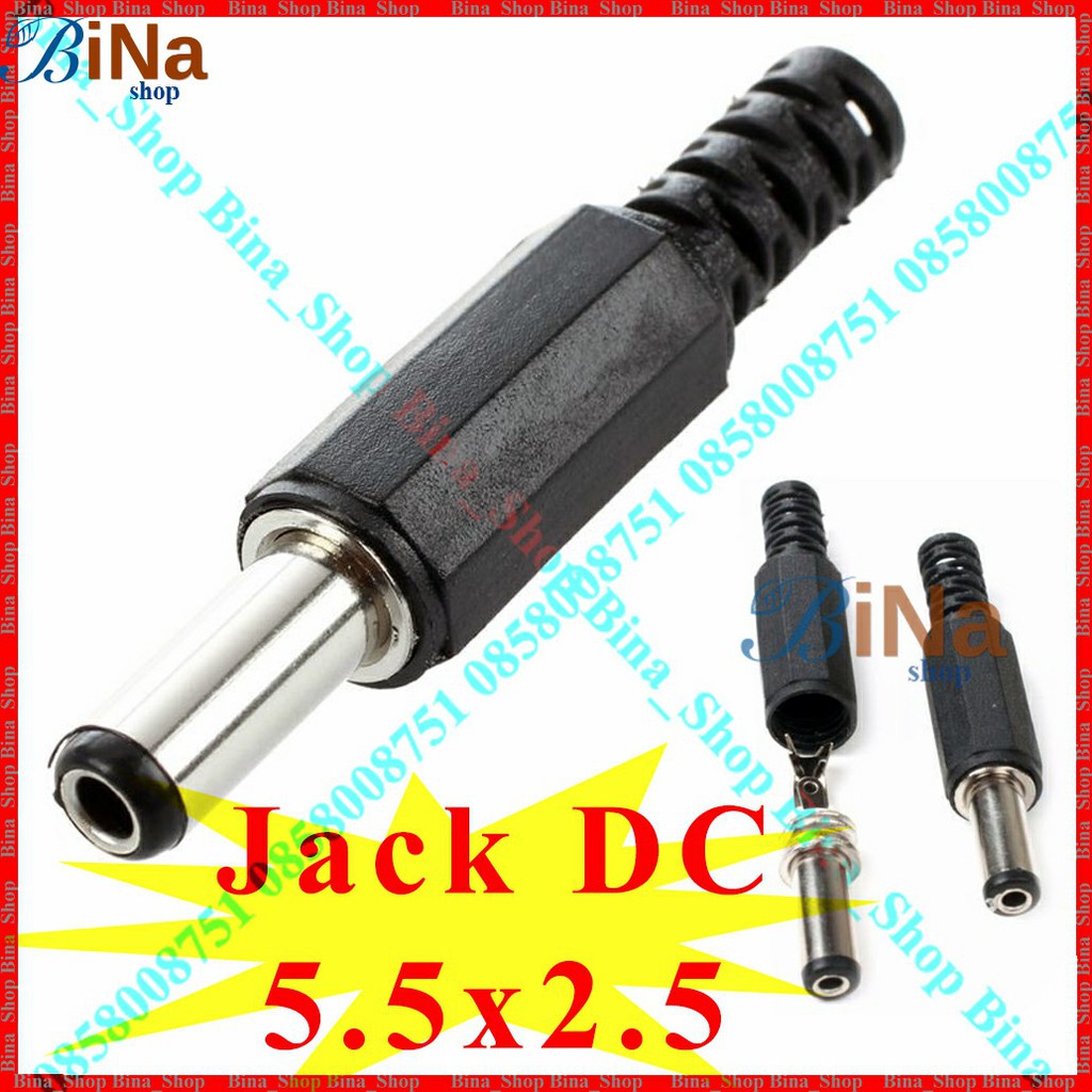 Jack DC 5.5x2.1 , 5.5x2.5 đực cái tự chọn