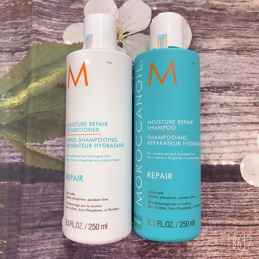 DẦU GỘI XẢ PHỤC HỒI TÓC HƯ TỔN REPAIR MOROCCANOIL 250ML / 500ML (CHÍNH HÃNG)