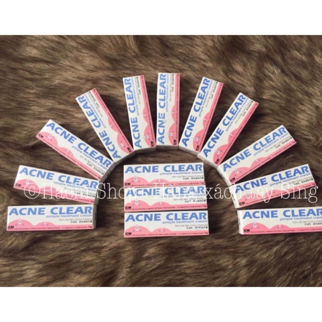 Kem ngừa mụn Acne Clear hàng Sing (date 2024)