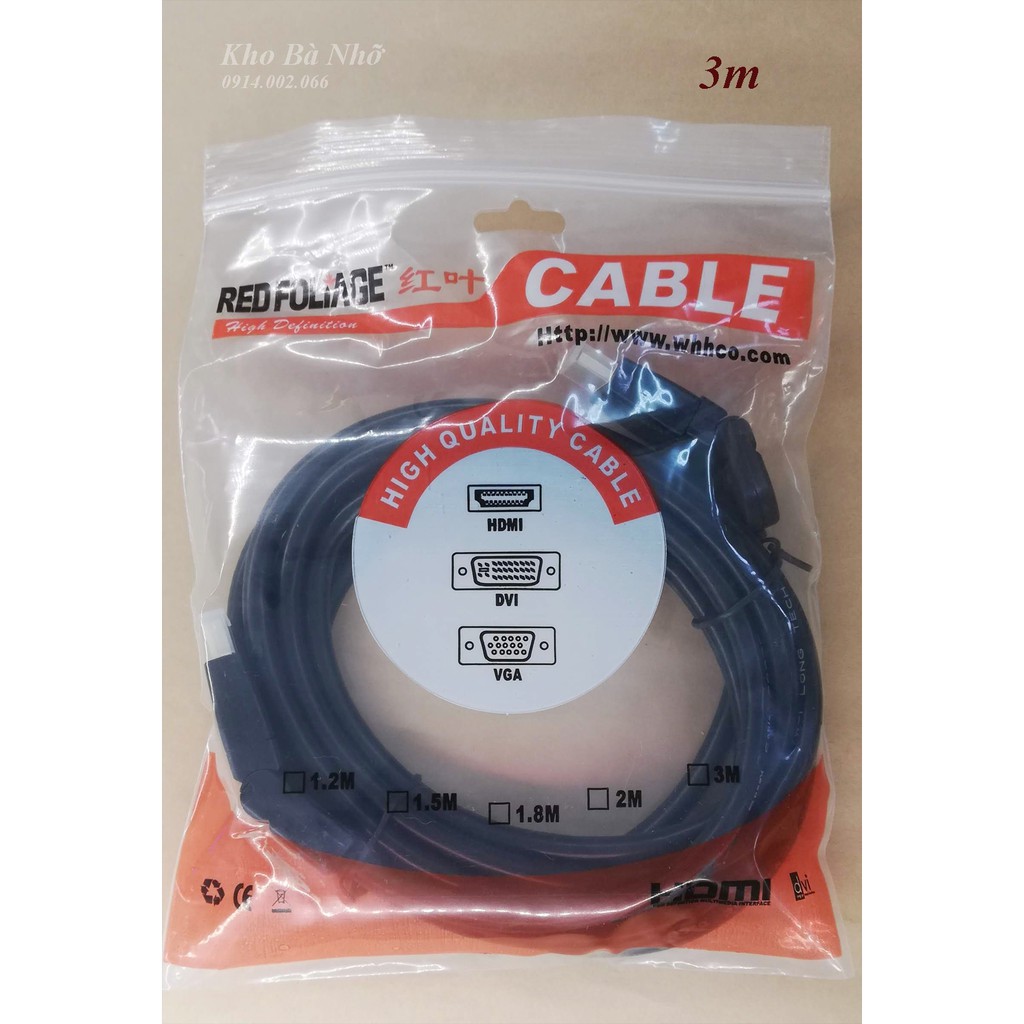 (3m) DÂY CÁP HDMI đầu xoay 360.
