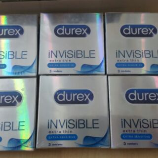 Bao Cao Su ÔM SÁT SIÊU MỎNG Durex Invisible - 3 cái