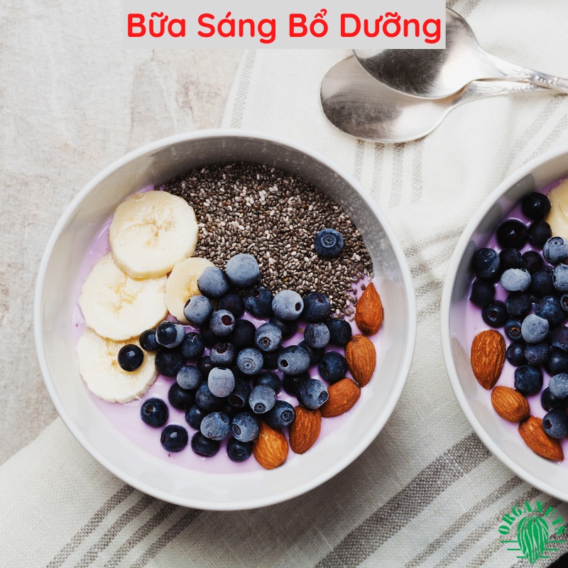 Hạt Chia Úc 1kg Absolute Organic Chia Seeds Nhập Khẩu Chất Lượng