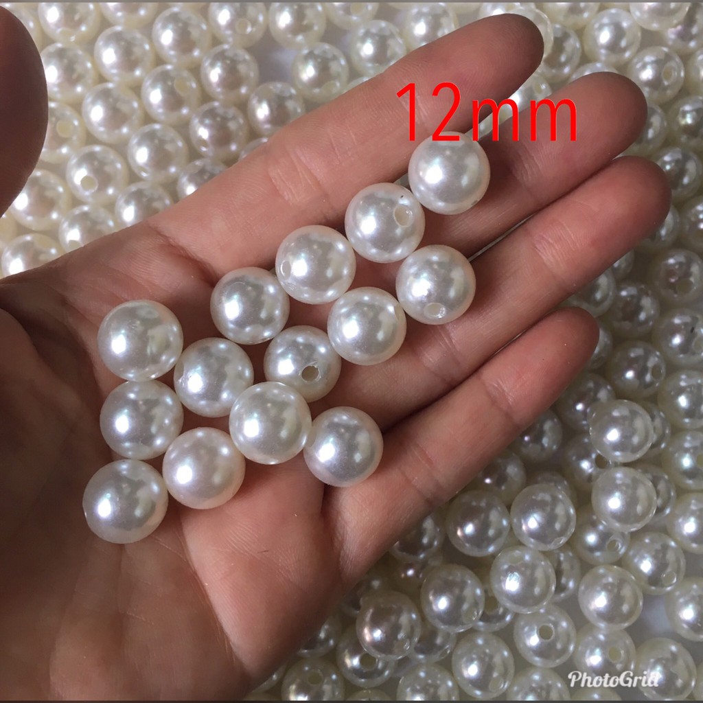 Cườm phủ size 3-14mm (nhựa ngọc trai) chọn size N56A | BigBuy360 - bigbuy360.vn