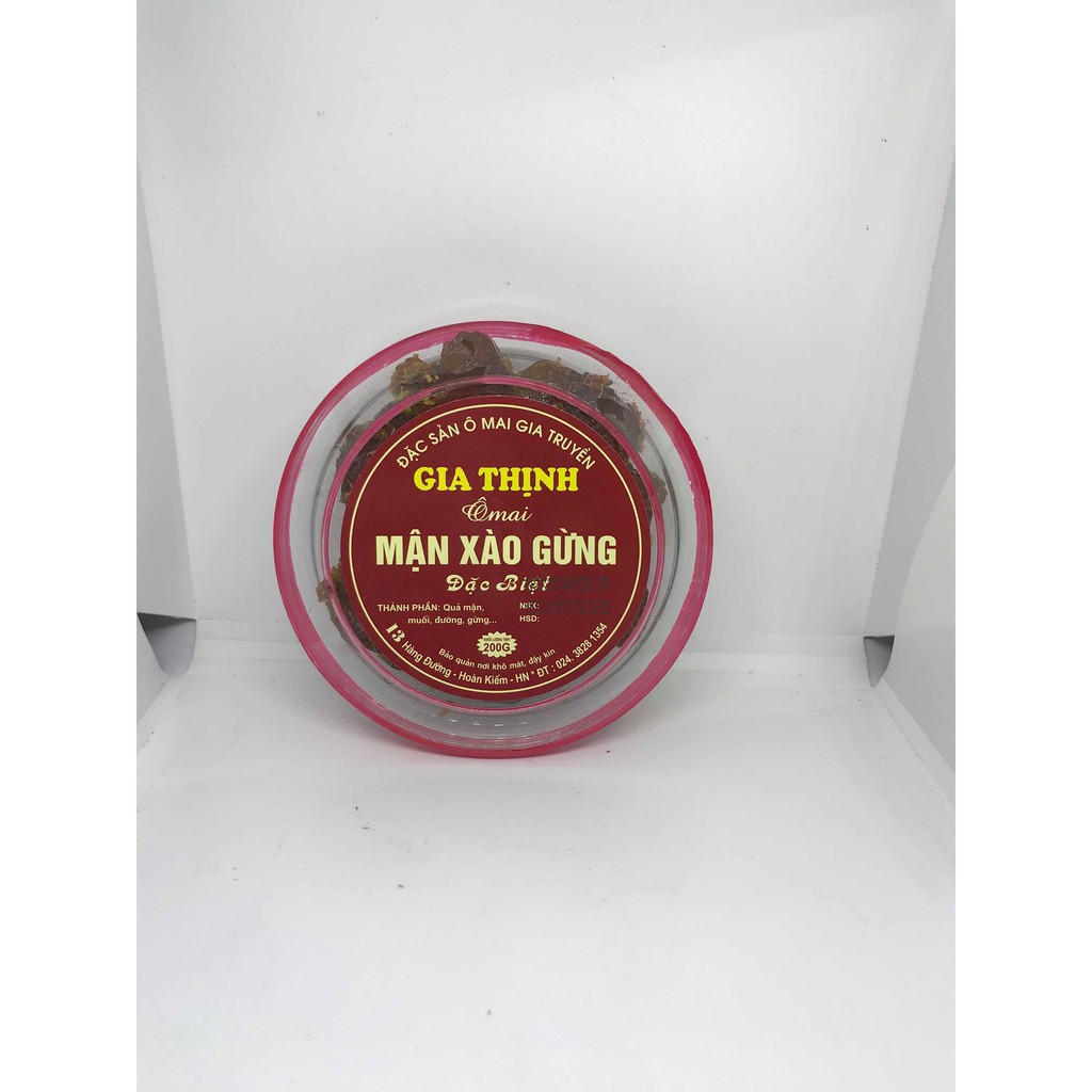 Ô mai mận xào gừng 500gr Gia Thịnh Hà Nội