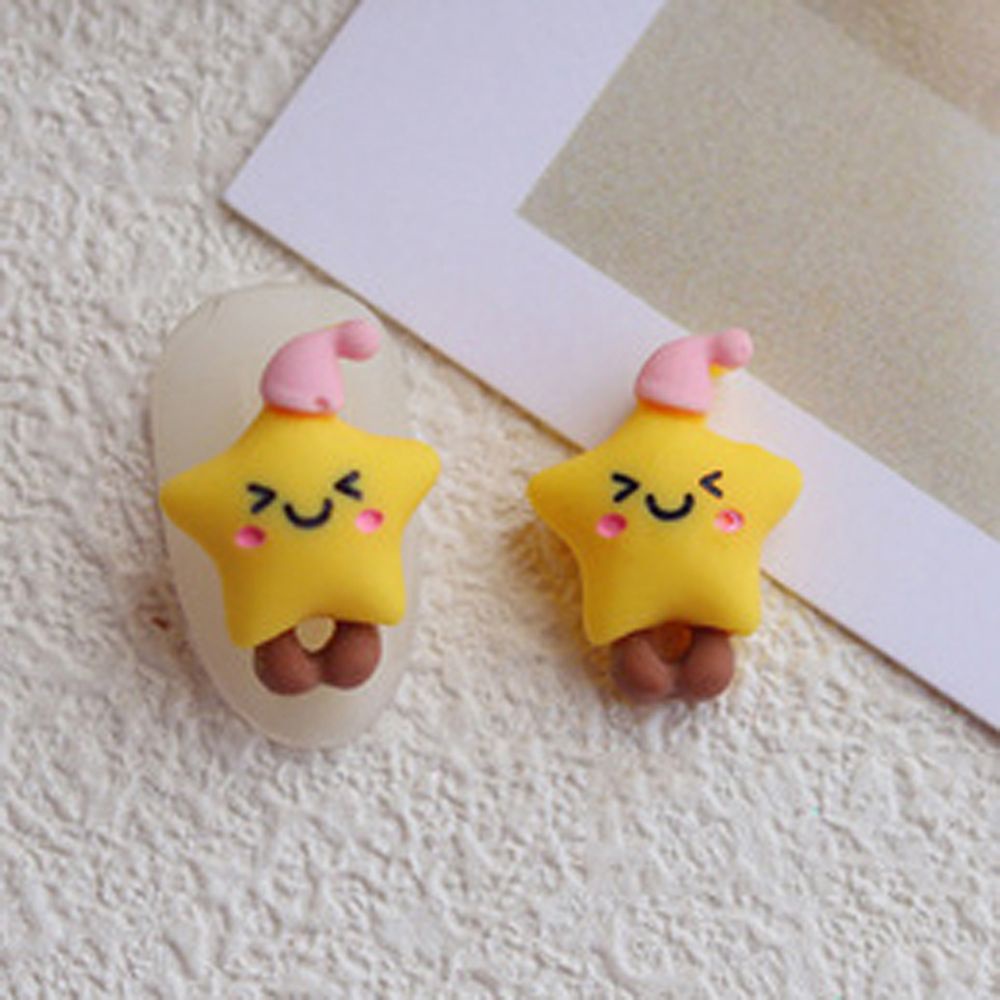 [Hàng mới về] Phụ kiện trang trí móng tay thủ công hoạt hình 3D nhiều kiểu tùy chọn bằng nhựa resin dành cho bạn gái
