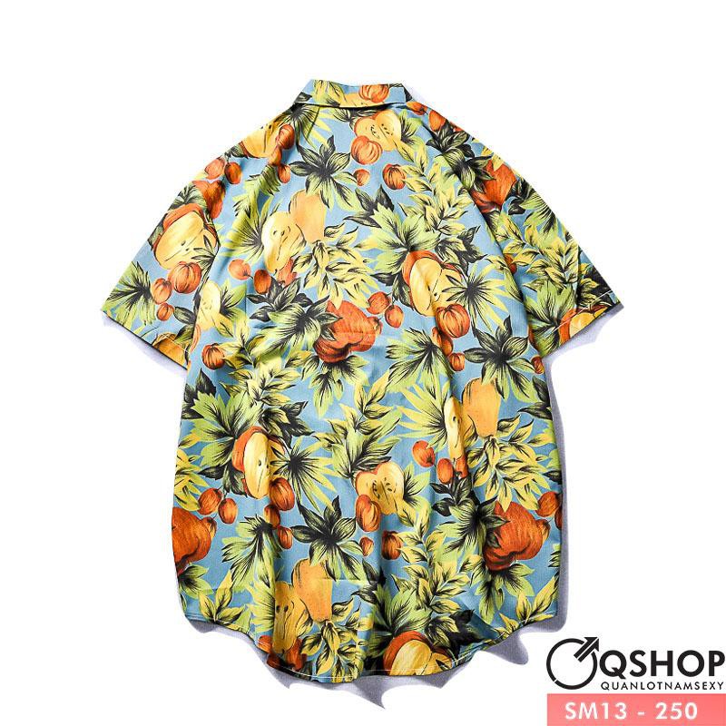 [SALE] Áo sơ mi trái cây đi biển form rộng SM13