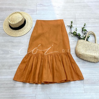 Chân váy bèo linen Cói Design