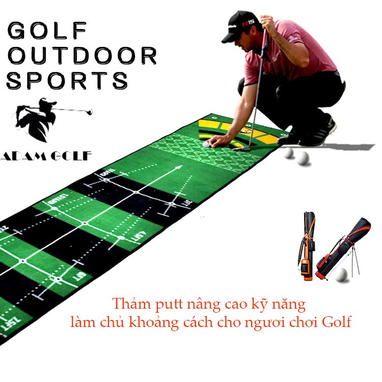 Loại 1 - Thảm putt cải thiện kỹ năng đọc line trên sân cho người chơi Golf