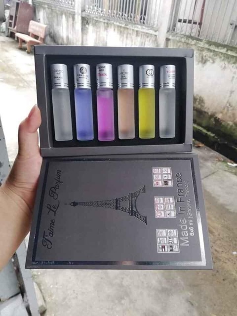 Set 6 chai nước hoa chiết Pháp 🌸BAO THƠM🌹 chai tiện dụng nhỏ xinh , thay đổi mùi hương linh hoạt | BigBuy360 - bigbuy360.vn