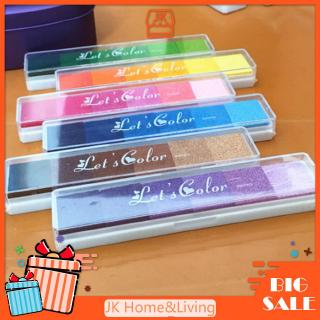 Mực đóng dấu màu gradient dùng trang trí sổ tay album nghệ thuật DIY