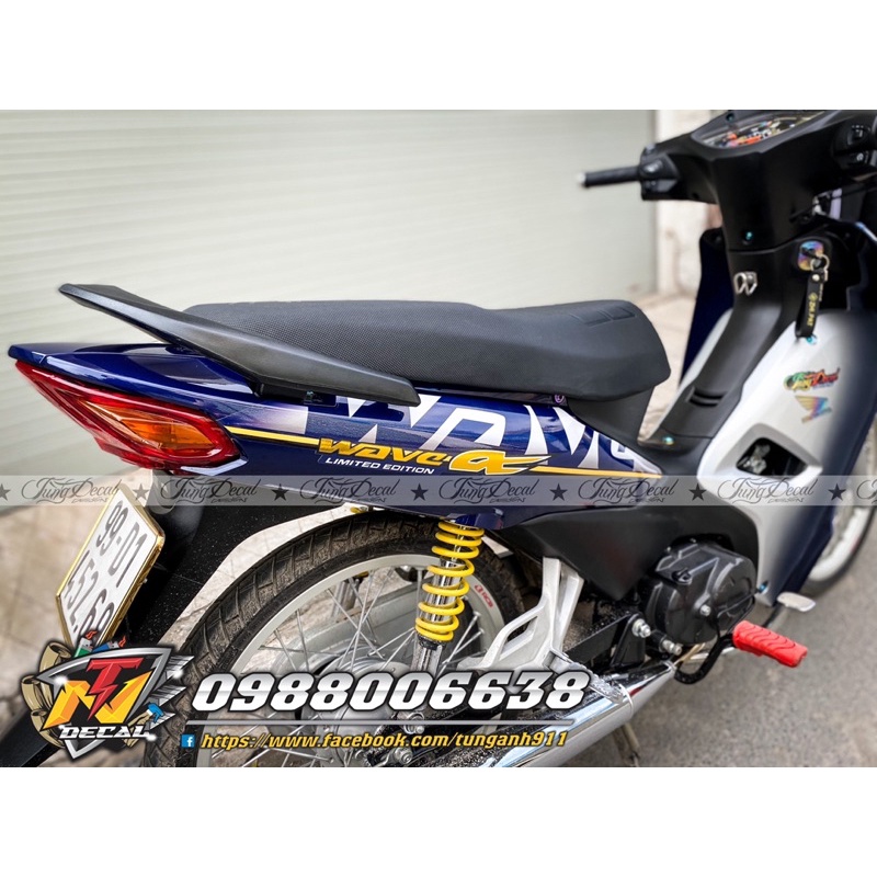 Tem Xe Wave Alpha - Tem 2010 dán xe Tím than