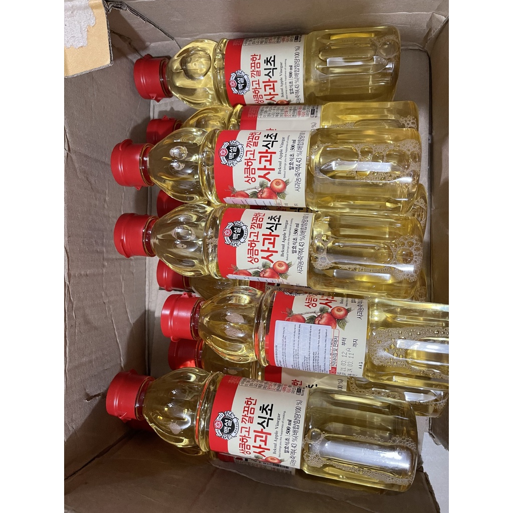 GIẤM TÁO HÀN QUỐC 500ML CJ
