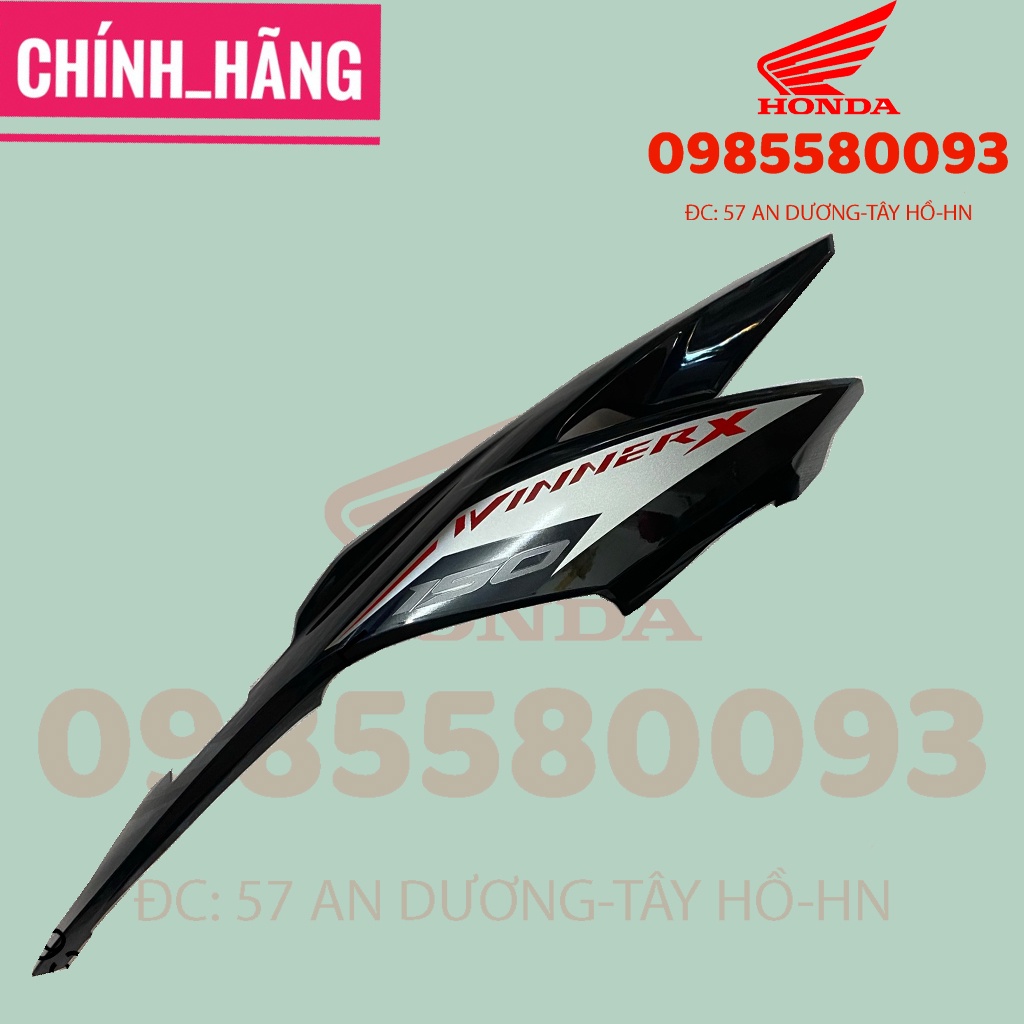 Nhựa dàn áo ốp đuôi sau winner x, ốp sườn màu đen bóng phiên bản thể thao 2021