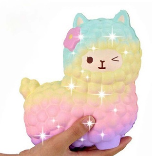 Đồ Chơi Squishy Hình Con Cừu Màu Galaxy