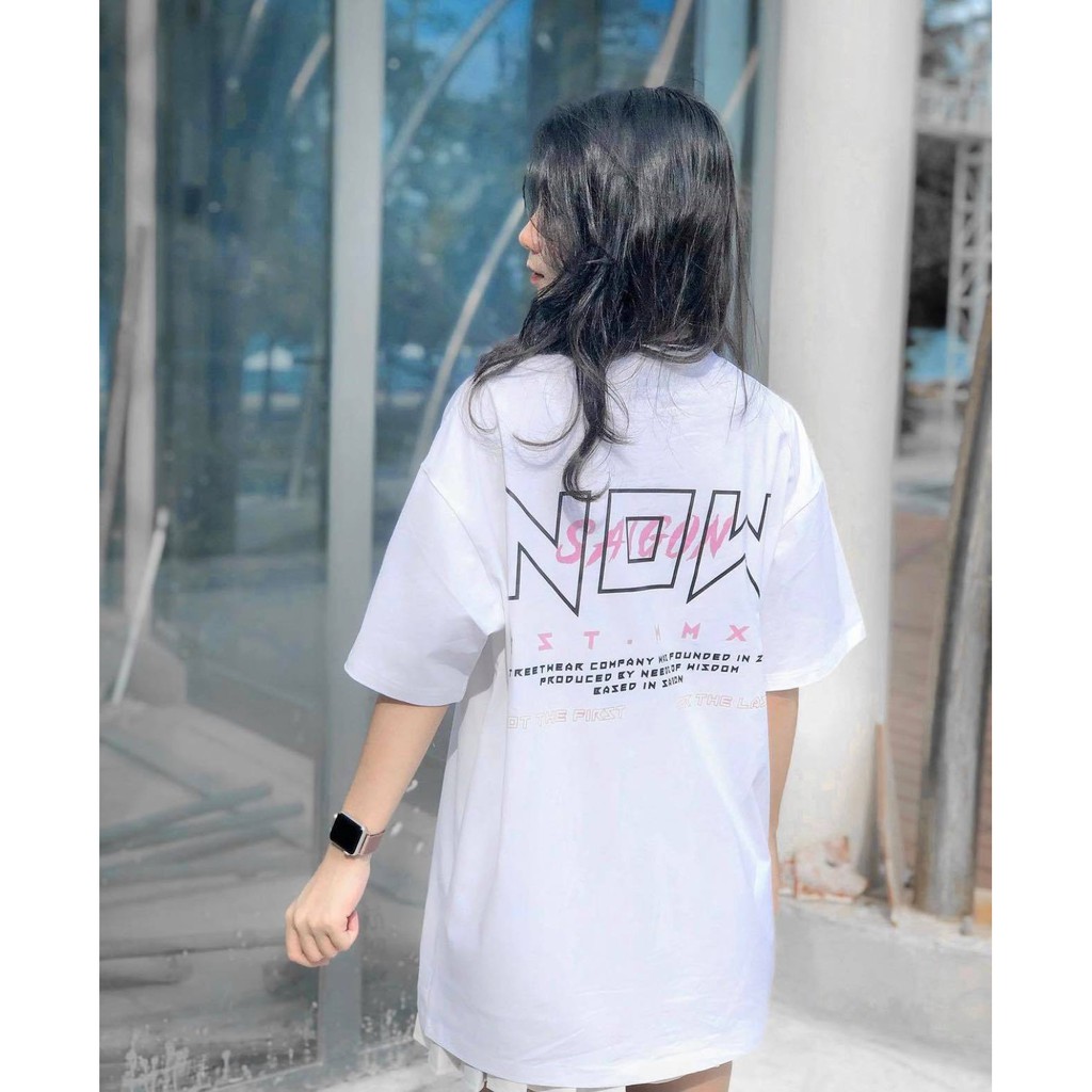 Áo thun now sài gòn I&amp;O TEE Full tag Nam nữ Kun Shop