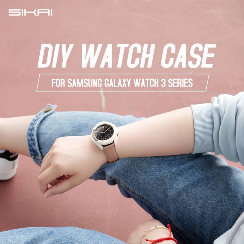 Ốp và dây Sikai TPU bảo vệ cho đồng hồ Samsung galaxy Watch 3 41mm/ 45mm