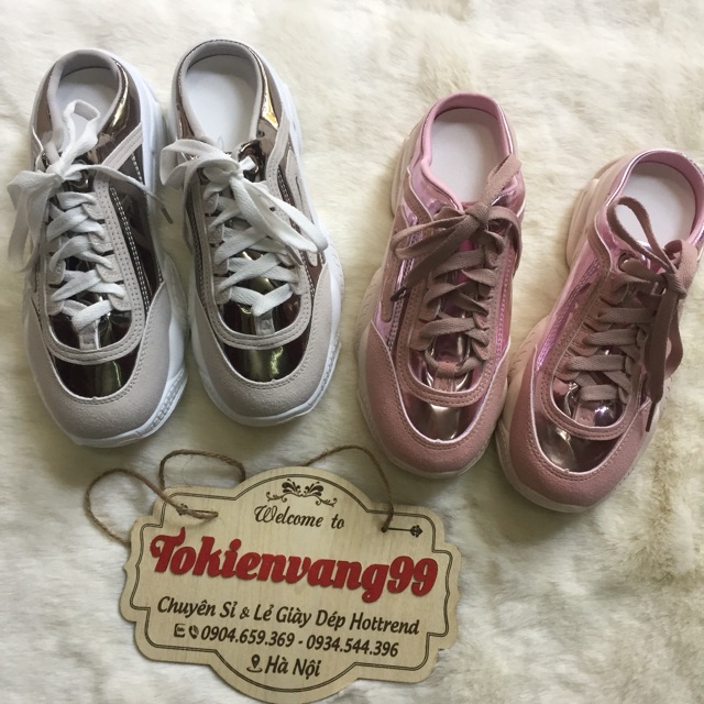 GIÀY SỤC THỂ THAO NỮ ĐỘN ĐẾ TRÁNG BẠC SIÊU ÊM 0011 | BigBuy360 - bigbuy360.vn