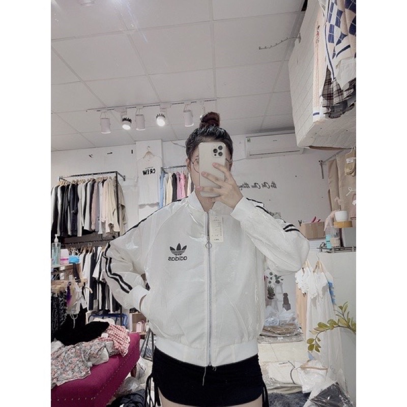 Áo bomber gió lụa ad + nk