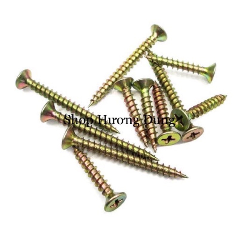 Vít vàng vít bắn gỗ vàng chìm các kích thước ( 100gr)