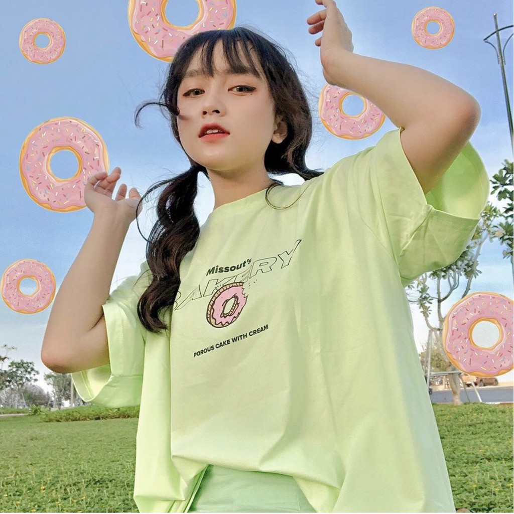 Áo Thun BAKERY MISS.OUT. 4 Màu Ulzzang Unisex 1hitshop | BigBuy360 - bigbuy360.vn