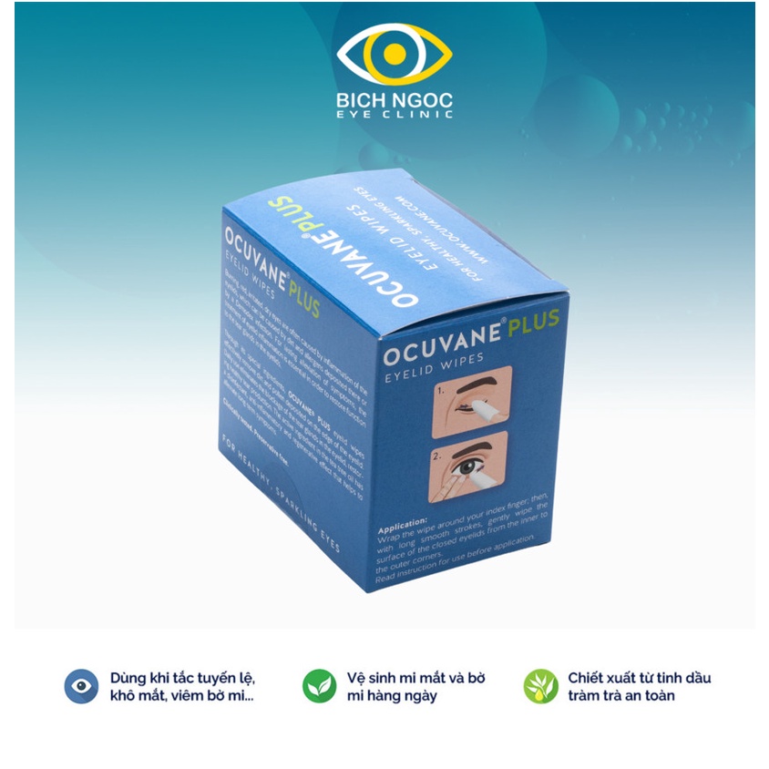 Miếng gạc lau mắt Ocuvane Plus - Chính hãng