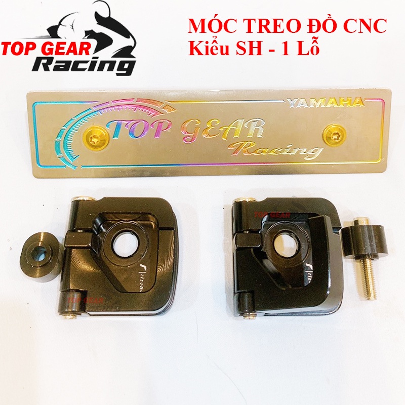 Móc Treo Đồ Xe Máy Nhôm CNC 1 Lỗ Ốc Kiểu SH
