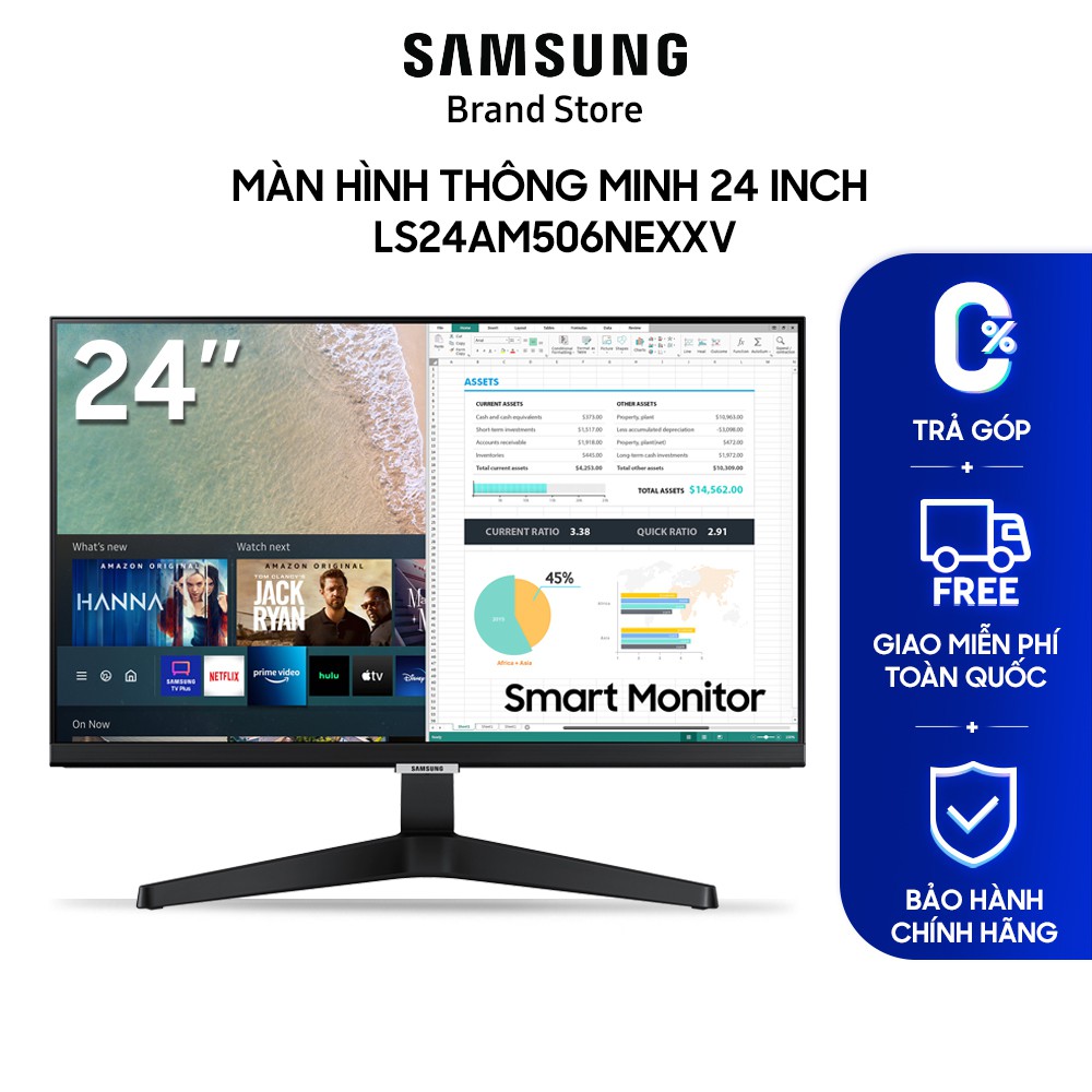 Màn Hình Thông Minh Samsung LS24AM506NEXXV Dòng 24inch