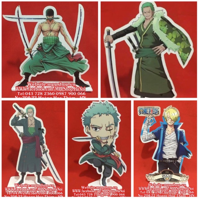 Standee zozo để bàn mẫu ngẫu nhiên