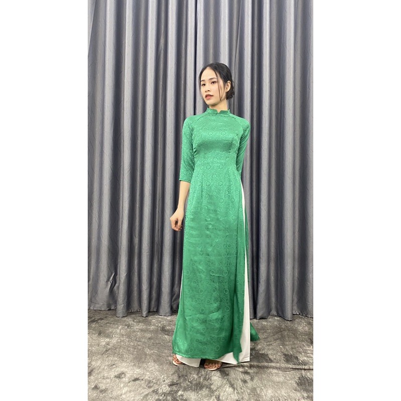 ÁO DÀI GẤM CAO CẤP/ ÁO DÀI 2 TÀ