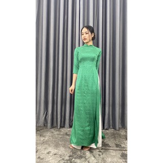 Áo dài gấm cao cấp/ áo dài 2 tà