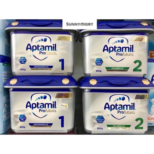 Sữa Aptamil bạc Đức số 1 , 2 hộp 800g