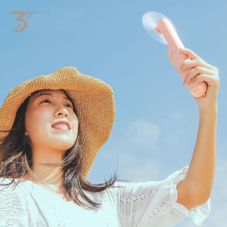 Quạt cầm tay mini chính hãng Jisulife, thiết kế hình gấu kute,dung lượng pin cao, thời gian sử lụng lâu,an toàn tuyệt đố | BigBuy360 - bigbuy360.vn