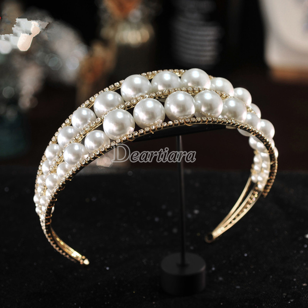 Cài Tóc Đính Ngọc Trai Nhân Tạo Phong Cách Hàn Quốc Thời Trang