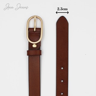 Aaa Jeans - Thắt Lưng Nữ Da Thật Bản Nhỏ 2.3cm