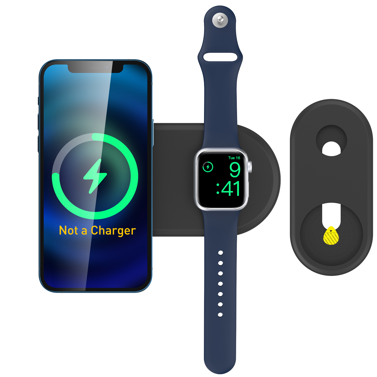 Đế Sạc 2 Trong 1 Tiện Dụng Cho Đồng Hồ Iwatch & Iphone