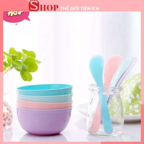 SET 2_ Bát Trộn Mặt Nạ, Que Trộn Mặt Nạ, Dụng Cụ Làm Mask 88134 shop thế giới tiện ích