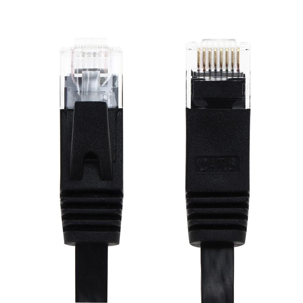 Dây cáp Ethernet / Lan sợi dẹt màu đen