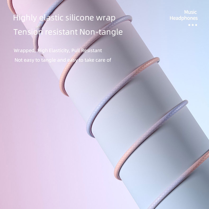 Tai Nghe Nhét Tai Đầu Mềm 3.5mm 1.2mm Màu Tương Phản Chất Lượng Cao