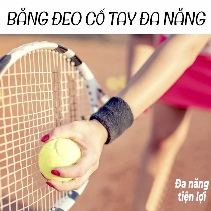 Băng Đeo Cổ Tay Cotton Thể Thao Thấm Mồ Hôi Tập Gym, Tennis AOLIESK A-0230